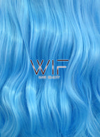 30" Wavy Blue Synthetic Wig PL174