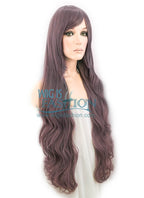 32" Wavy Ash Purple Synthetic Wig PL266A