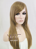 24" Straight Dark Blonde Synthetic Wig PL282