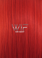 31" Straight Red Synthetic Wig PL352