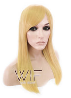 20" Straight Yellow Blonde Synthetic Wig PL353A