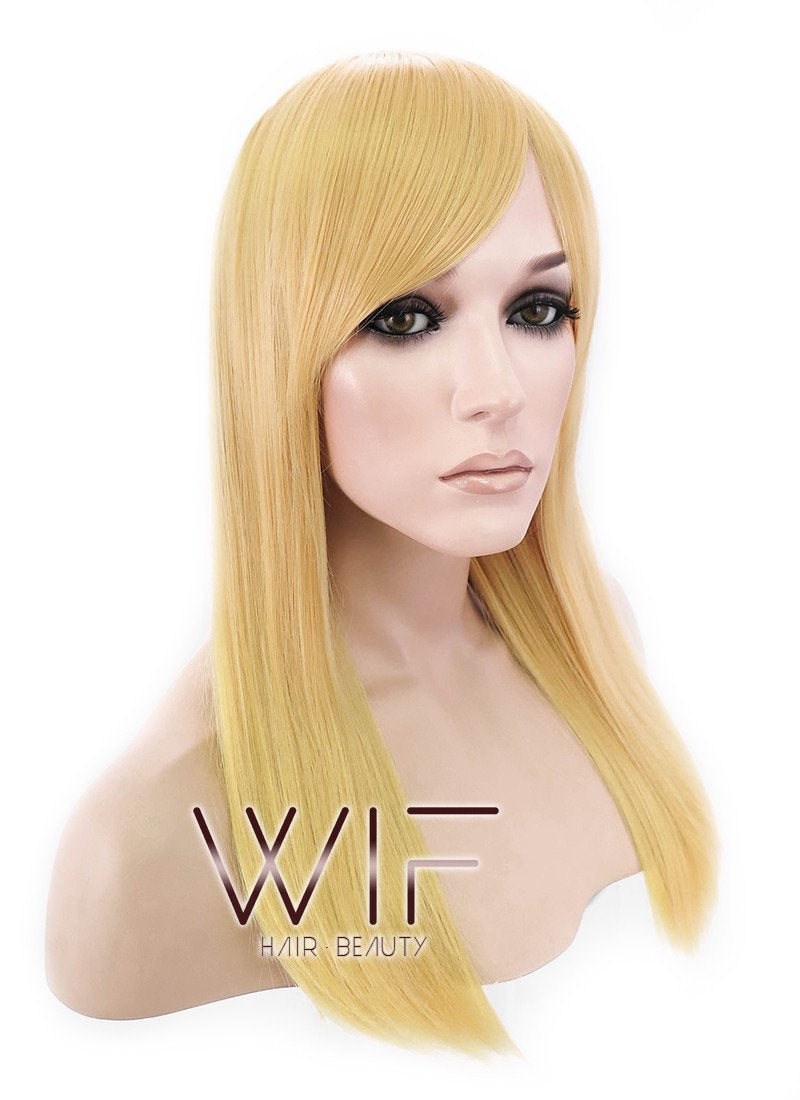 20" Straight Yellow Blonde Synthetic Wig PL353A