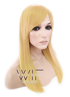 20" Straight Yellow Blonde Synthetic Wig PL353A