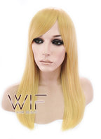 20" Straight Yellow Blonde Synthetic Wig PL353A