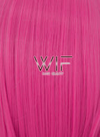 24" Straight Magenta Synthetic Wig PL370