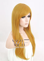 24" Wavy Gloden Blonde Synthetic Wig PL378