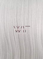 24" Straight Silver Grey Synthetic Wig PL379