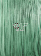 24" Straight Ash Green Synthetic Wig PL385
