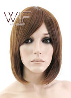 10" Straight Brown Synthetic Wig PL399