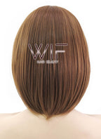 10" Straight Brown Synthetic Wig PL399