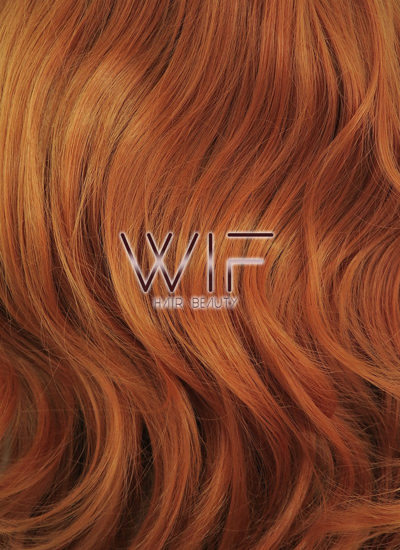 31" Wavy Orange Synthetic Wig PL425