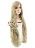 32" Wavy Blonde Synthetic Wig PL431