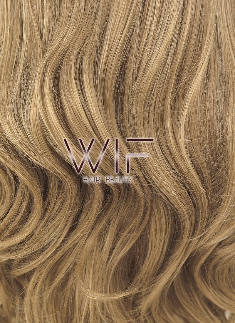25" Wavy Dark Blonde Synthetic Wig PL457
