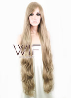 35" Wavy Medium Blonde Synthetic Wig PL471
