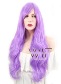31" Wavy Light Purple Synthetic Wig PL154