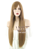 31" Straight Dark Blonde Synthetic Wig PL249