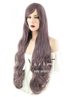 39" Wavy Ash Purple Synthetic Wig PL266