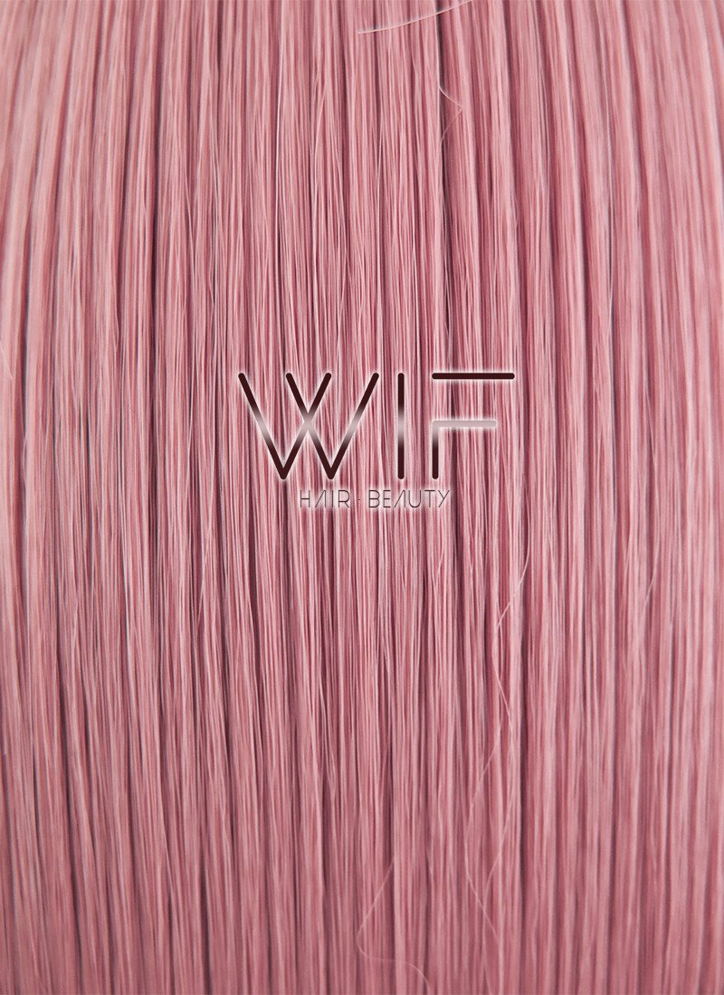 24" Straight Milk Shake Pink Synthetic Wig PL386