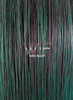 10" Straight Mixed Green Synthetic Wig PL388