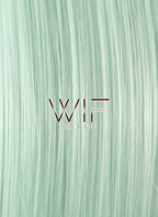 31" Straight Mint Green Synthetic Wig PL461