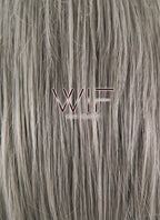 9" Straight Grey Synthetic Wig PL478