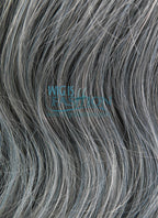 29" Long Curly Dark Light Grey Mixed Ombre Fashion Synthetic Hair Wig PL484
