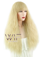 20" Wavy Blonde Synthetic Wig PL487