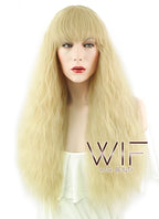 20" Wavy Blonde Synthetic Wig PL487