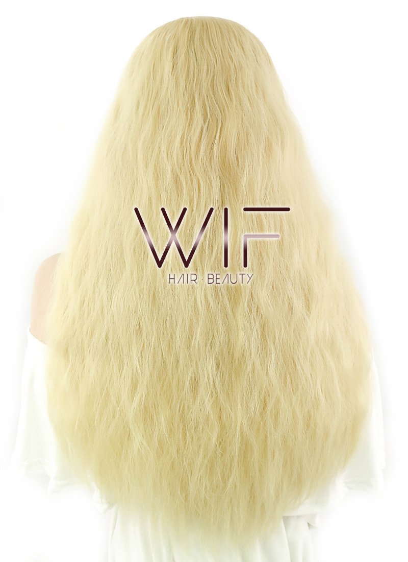 20" Wavy Blonde Synthetic Wig PL487