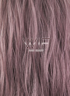 24" Wavy Ash Purple Synthetic Wig PL488