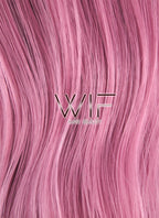 24" Wavy Pink With Dark Roots Synthetic Wig PL493