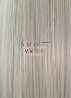 22" Straight Grey Mixed Blonde Synthetic Wig PL494