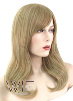 18" Straight Medium Blonde Synthetic Wig PL498