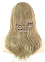 18" Straight Medium Blonde Synthetic Wig PL498