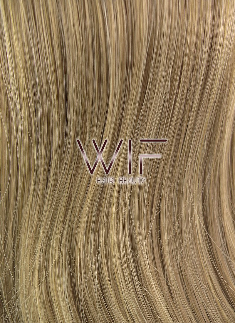 18" Straight Medium Blonde Synthetic Wig PL498