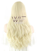 27" Wavy Light Blonde Synthetic Wig SS07
