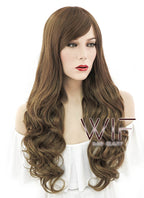 27" Wavy Brown Synthetic Wig SS149