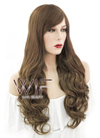 27" Wavy Brown Synthetic Wig SS149