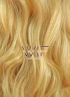 31" Wavy Yellow Blonde Synthetic Wig TB1469