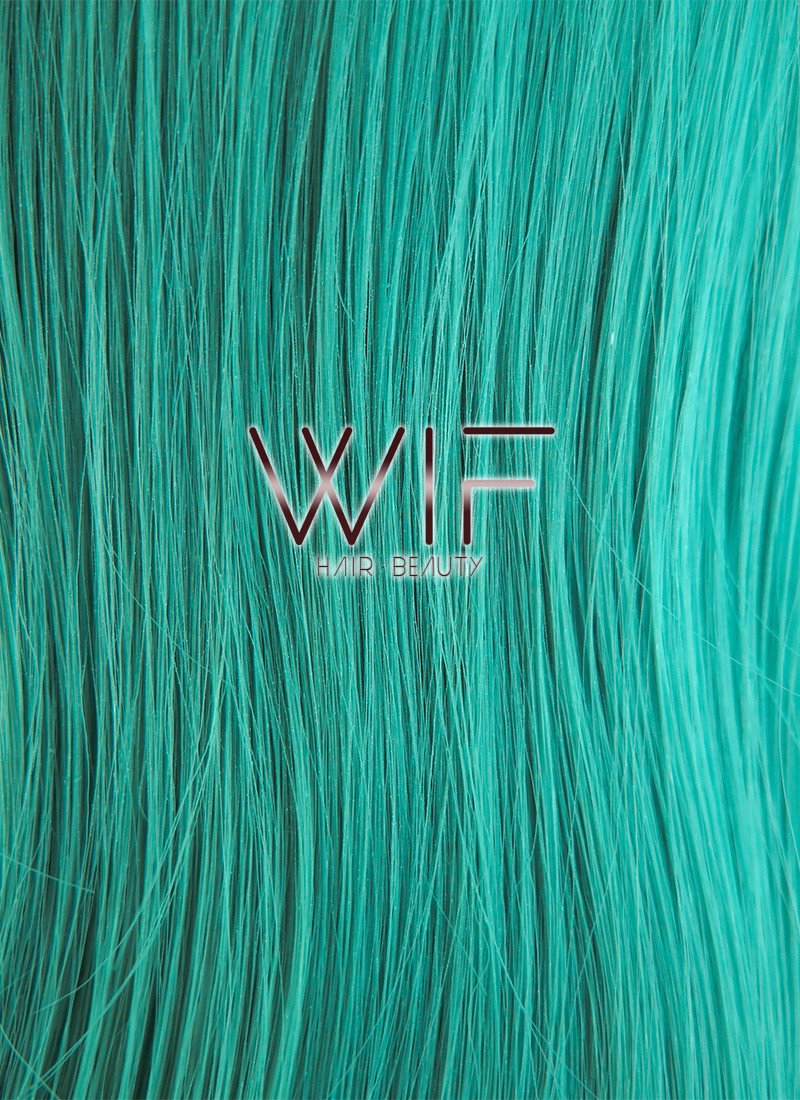 26" Wavy Turquoise Green Synthetic Wig TB1324