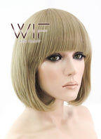 12" Straight Blonde Synthetic Wig TBZ1082
