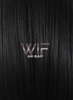 31" Straight Jet Black Synthetic Wig TBZ871