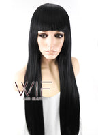 31" Straight Jet Black Synthetic Wig TBZ871