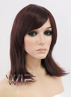 16" Straight Dark Brown Synthetic Wig TBZ917