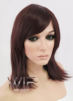 16" Straight Dark Brown Synthetic Wig TBZ917