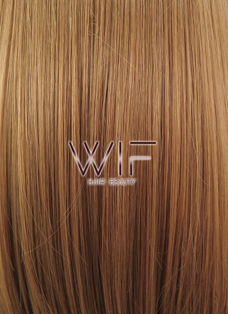 16" Straight Light Brown Synthetic Wig TBZ921