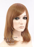 16" Straight Light Brown Synthetic Wig TBZ921