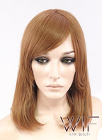 16" Straight Light Brown Synthetic Wig TBZ921