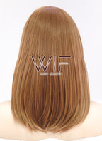 16" Straight Light Brown Synthetic Wig TBZ921