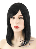 16" Straight Jet Black Synthetic Wig TBZ920